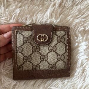 Authentic Vintage Gucci Compact Wallet